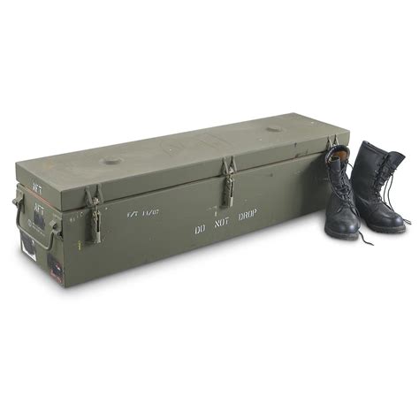 military metal airtight box cross seal|military metal storage containers.